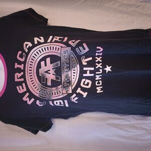 American Fighter Black and Pink T-Shirt